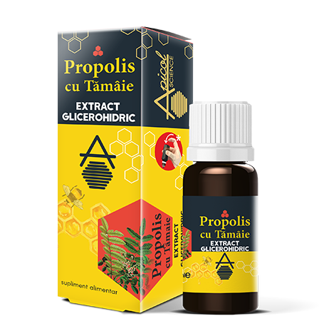 Propolis cu tamaie extract glicerohidric