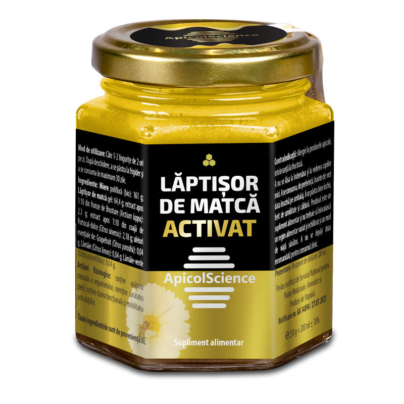 Lăptișor de matcă ACTIVAT 200 ml
