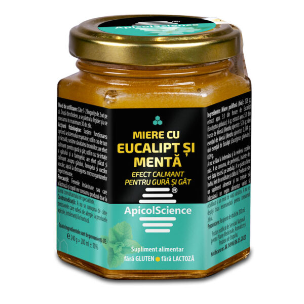 MIERE CU EUCALIPT ȘI MENTĂ - 200 ml