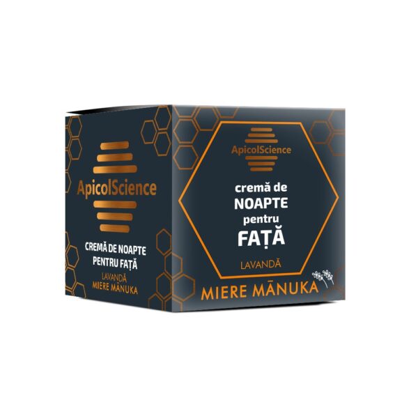 Miere manuka și lavandă CREMĂ DE NOAPTE PENTRU FAȚĂ